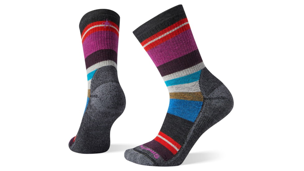 Smartwool Hike Medium Saturnsphere Crew Socks - Womens, Black, Small, SW001298001-S