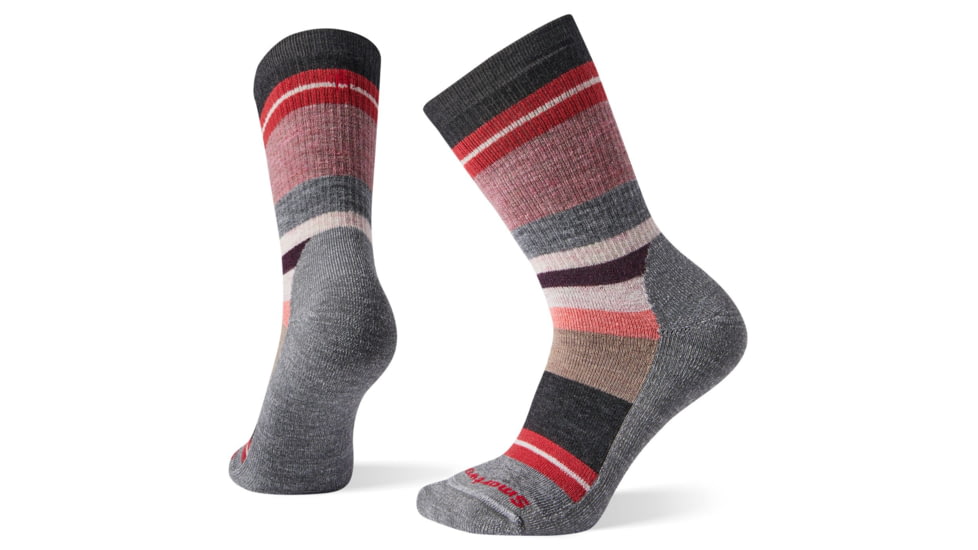 Smartwool Hike Medium Saturnsphere Crew Socks - Womens, Light Gray, Medium, SW001298039-M