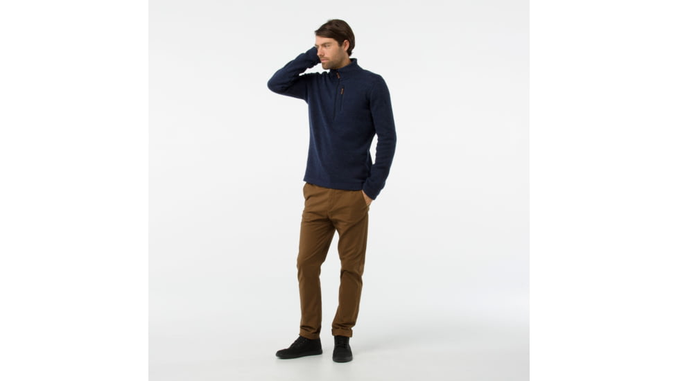 Smartwool Hudson Trail Fleece Half Zip Sweater - Mens, Navy, Small, SW016216410-S