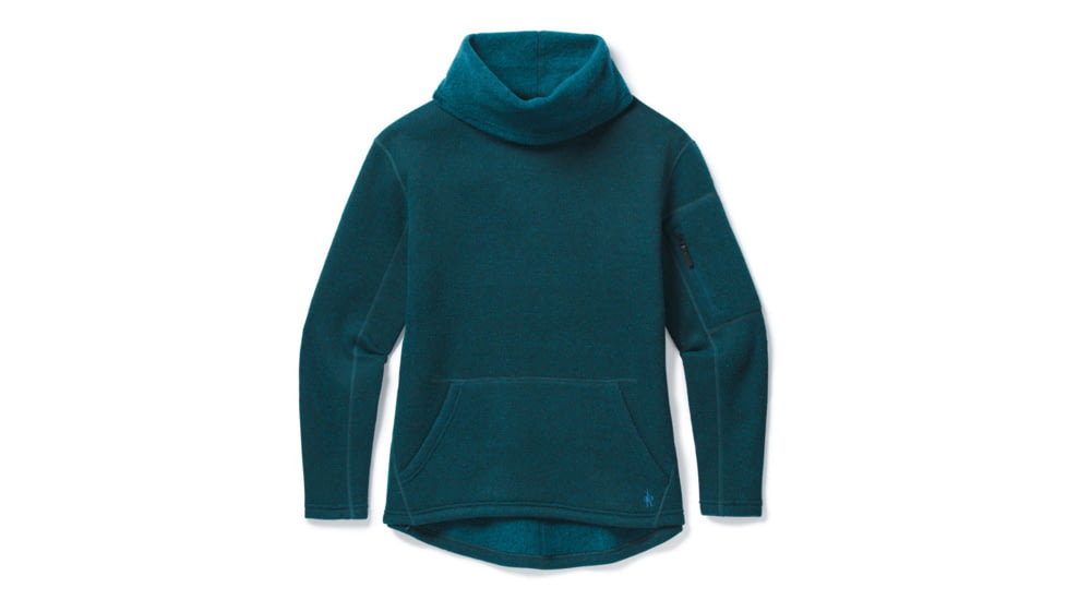 Smartwool Hudson Trail Pullover Fleece Sweater - Womens, Ocean Abyss, Small, SW000313E21-S