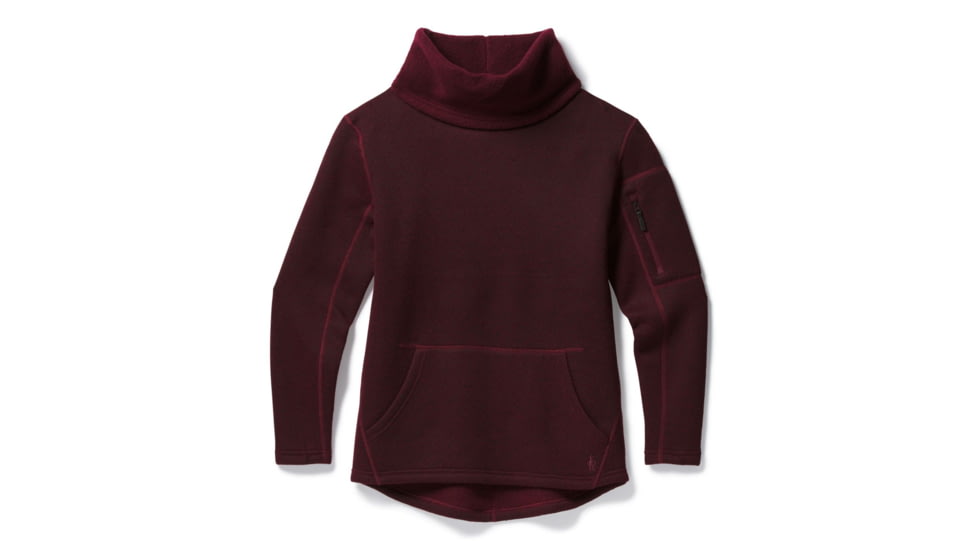 Smartwool Hudson Trail Pullover Fleece Sweater - Womens, Ruby, Small, SW000313F42-S