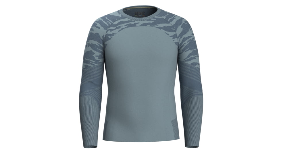 Smartwool Intraknit Active Base Layer Long Sleeve - Mens, Lead, Large, SW012790L421-L42 LEAD-L