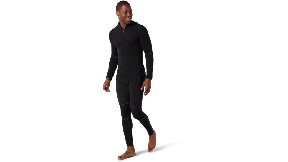Smartwool Intraknit Merino 250 Thermal 1/4 Zip - Mens, Black, Medium, SW016144001-M