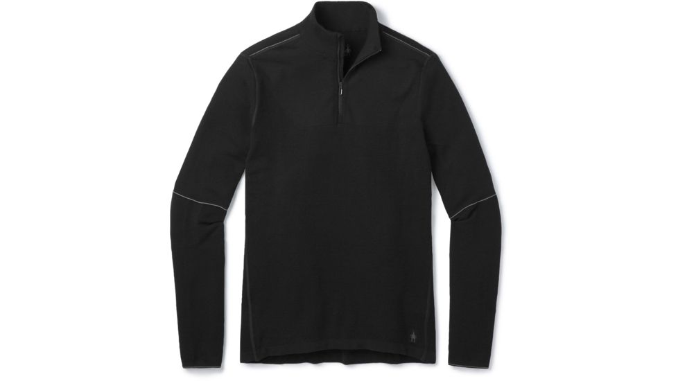 Smartwool Intraknit Merino 250 Thermal 1/4 Zip - Mens, Black, Medium, SW016144001-M