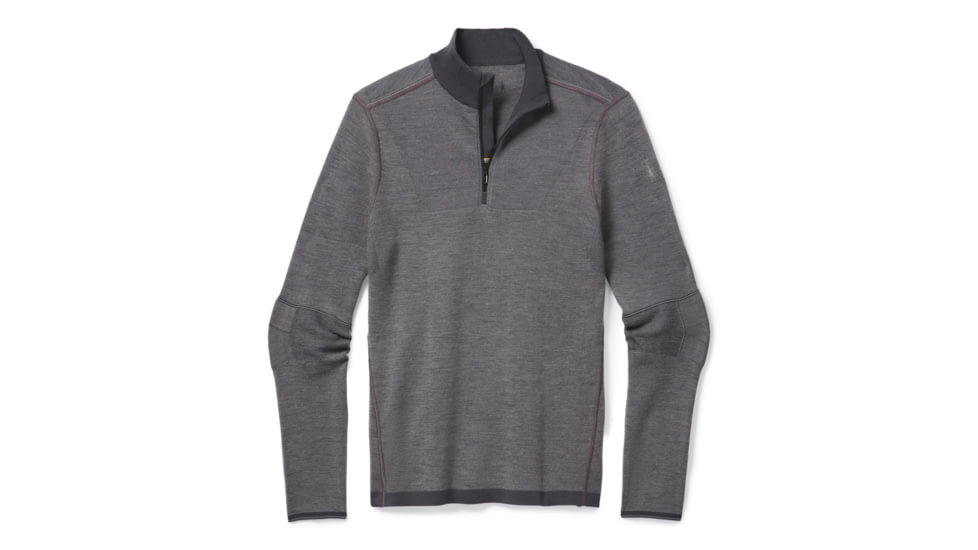Smartwool Intraknit Merino 250 Thermal 1/4 Zip - Mens, Forged Iron, Medium, SW016144D35-M
