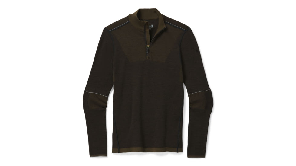 Smartwool Intraknit Merino 250 Thermal 1/4 Zip - Mens, Military Olive, Small, SW016144D11-S