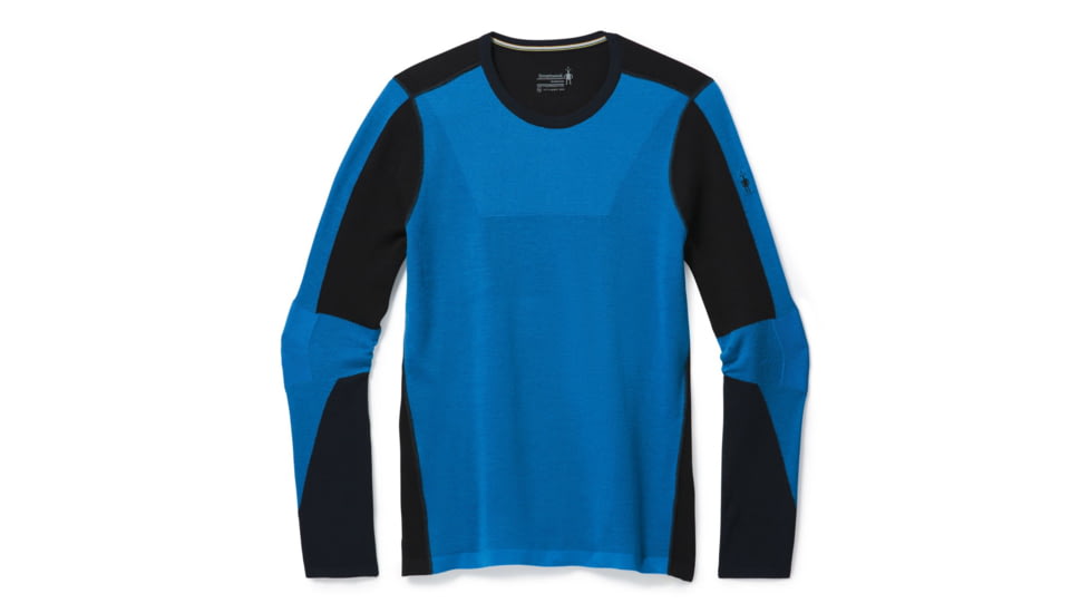 Smartwool Intraknit Merino 250 Thermal Colorblock Crew - Mens, Neptune Blue, Large, SW019297E18-L