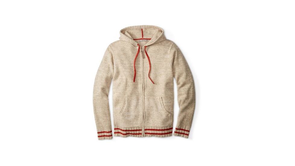 Smartwool Larimer Full Zip Hoody - Mens, Oatmeal Heather, Extra Large, SW000119277XL