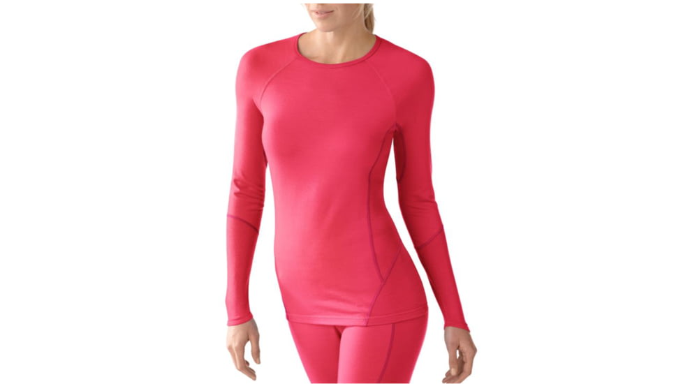 Smartwool Lightweight Long Sleeve Crew - Women's-Punch-X-Small