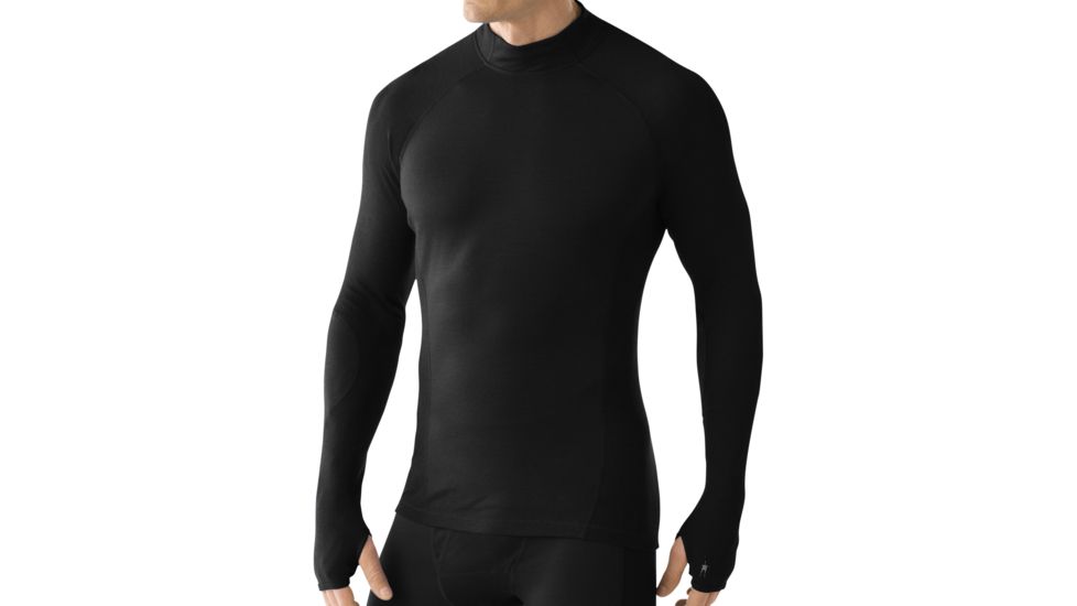 Smartwool Lightweight Mock - Men's-Large-Black