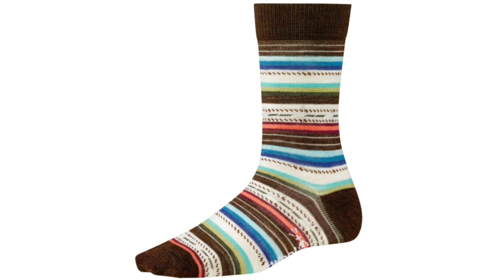 Smartwool Margarita Sock - Women's-Espresso Heather-Medium