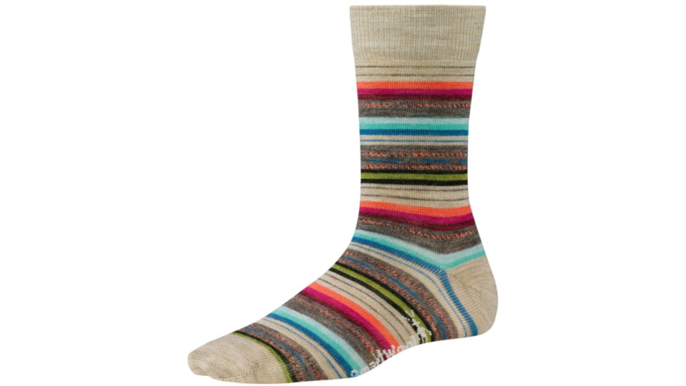 Smartwool Margarita Sock - Women's-Oatmeal Heather-Small