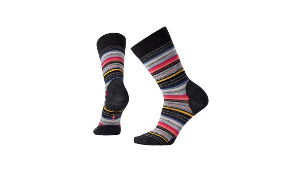 Smartwool Margarita - Women's, Charcoal Stripe, Large, SW0SW717127-L