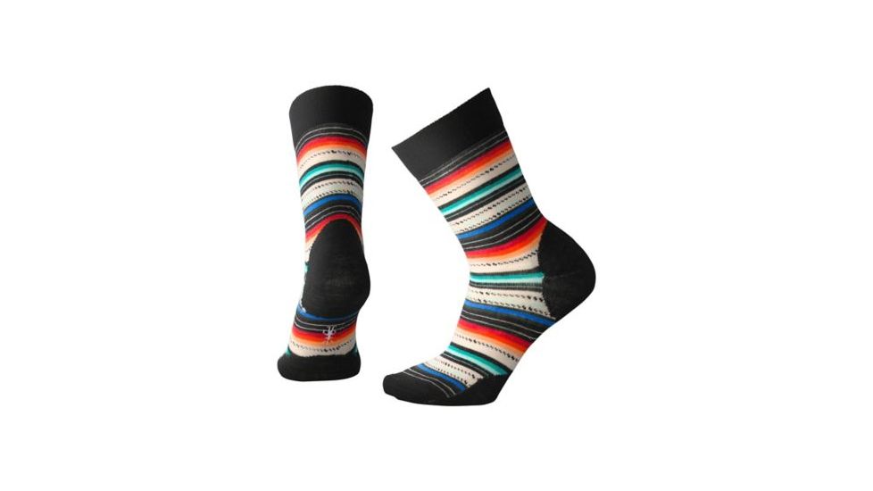 Smartwool Margarita Sock - Women's, Black/Multi, Medium SW0SW717857-M