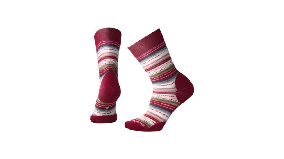 Smartwool Margarita Sock - Women's, Tibetan Red H, Medium SW0SW717A14-M