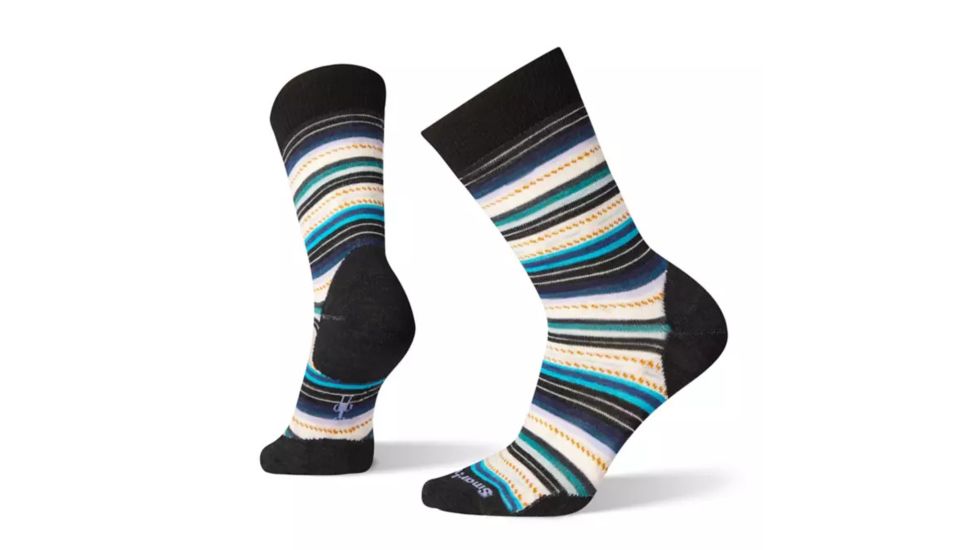 Smartwool Margarita Socks - Womens, Black/Deep Navy, Large, SW0SW717105-L