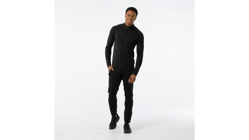 Smartwool Merino 1/4 Zip 150 Baselayer - Men's, Large, Black, SW016070001-L