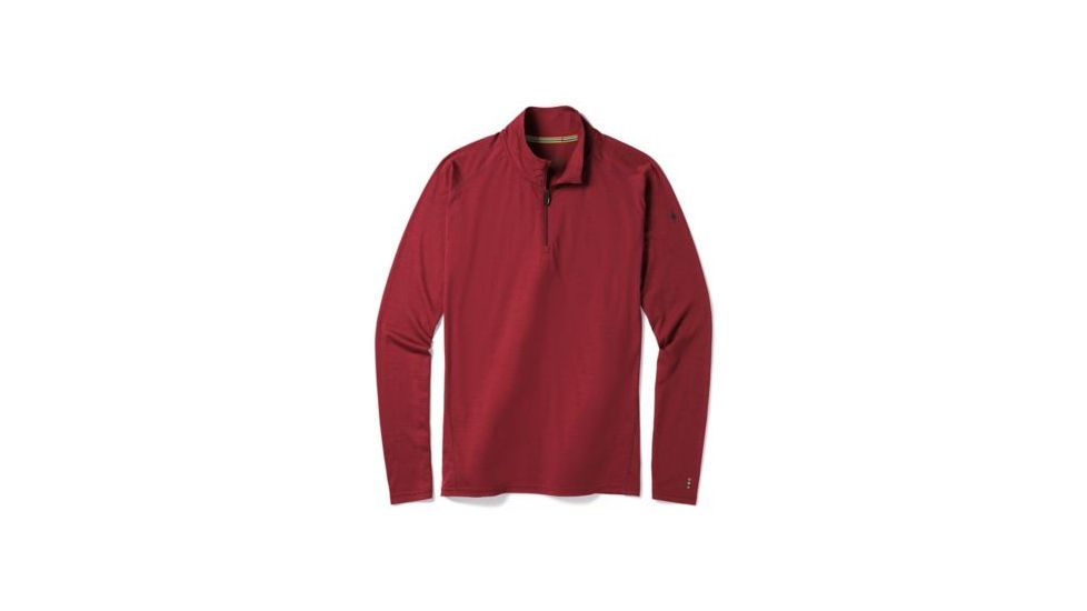 Smartwool Merino 1/4 Zip 150 Baselayer - Men's, Medium, Tibetan Red, SW016070A25-M