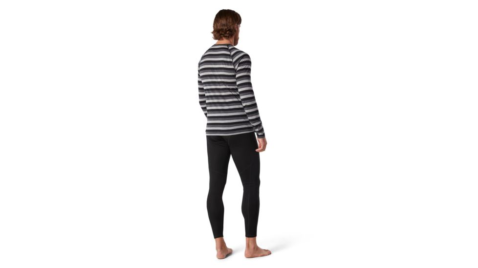 Smartwool Merino 150 Baselayer Long Sleeve - Mens, Iron Stripe, Small, SW016042D48-S