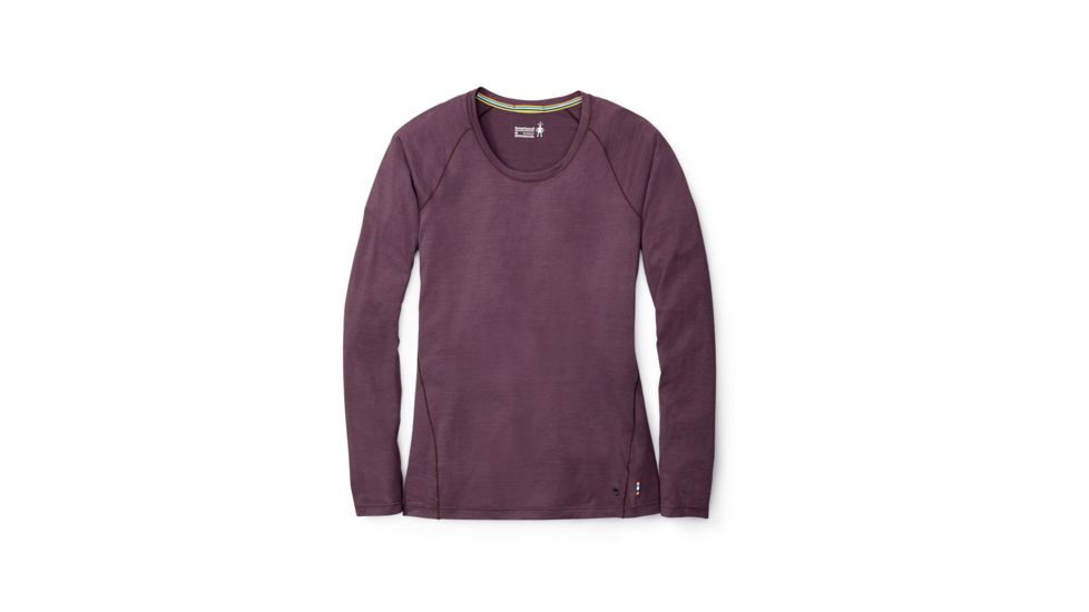 Smartwool Merino 150 Baselayer Pattern Long Sleeve Shirt Womens, Bordeaux, L, SW015256590-L