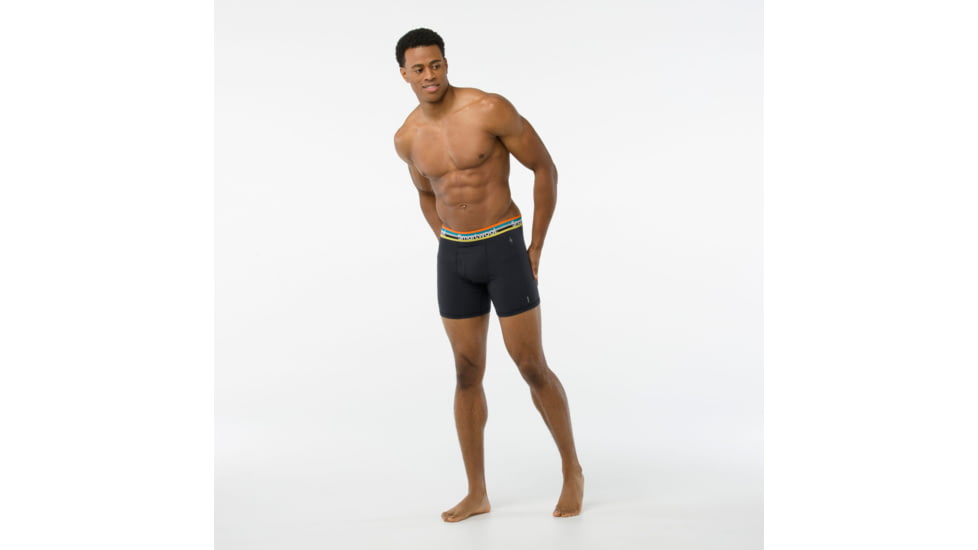 Smartwool Merino 150 Pattern Boxer Brief - Mens, Charcoal, Small, SW016012003-S