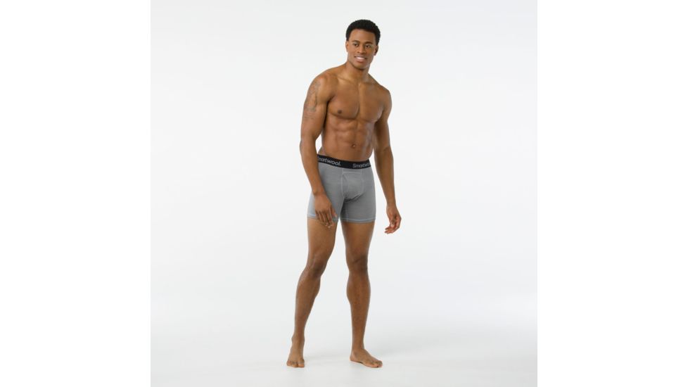 Smartwool Merino 150 Pattern Boxer Brief - Mens, Light Gray, Small, SW016012039-S