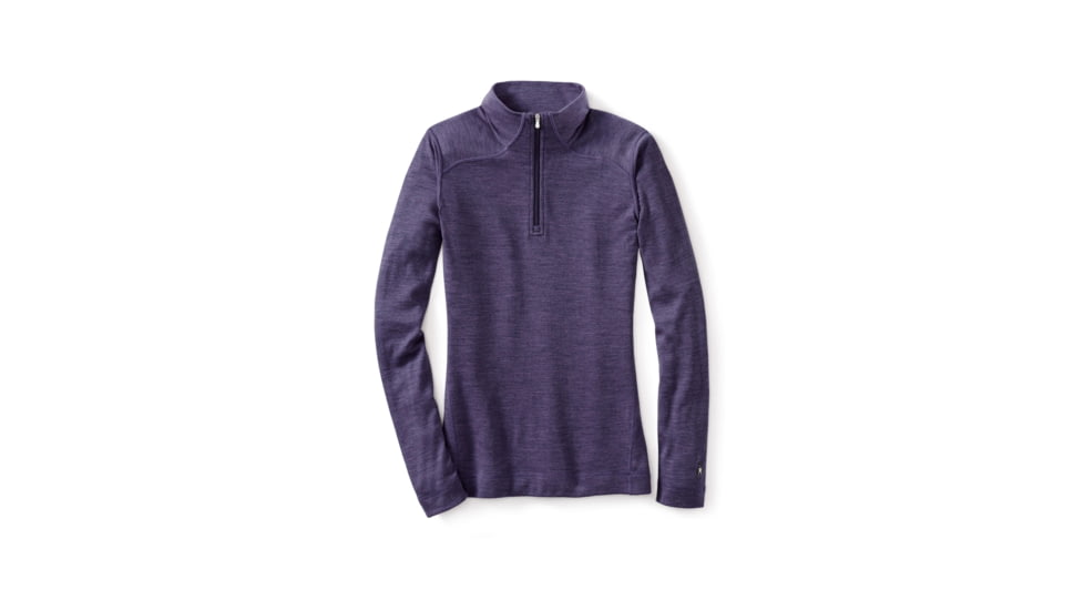 Smartwool Merino 250 Base Layer 1/4 Zip, Desert Purple Heather, Medium, SW0SS221285-M