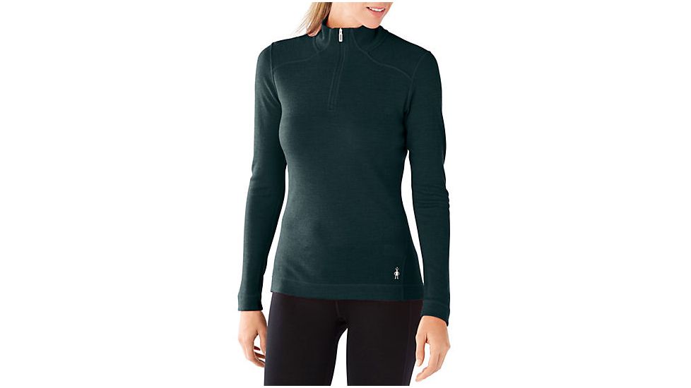Smartwool Merino 250 Base Layer 1/4 Zip, Lochness Heather, Large, SW0NP221961L