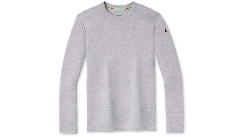 Smartwool Merino 250 Baselayer Crew - Mens, Light Gray Heather, 2XL, SW016349545XXL