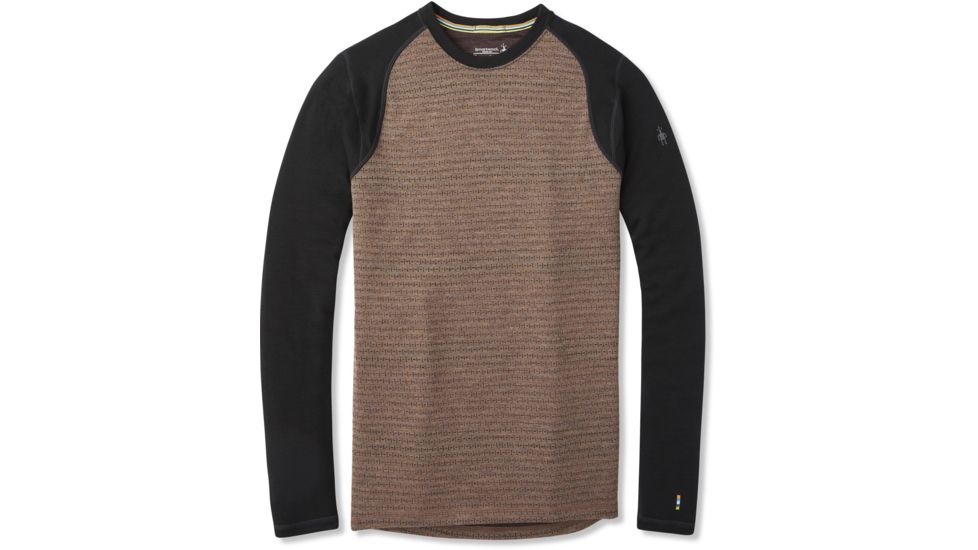 Smartwool Merino 250 Baselayer Pattern Crew - Mens, Bourbon Tick Stitch, Medium, SW0NP601C12-M