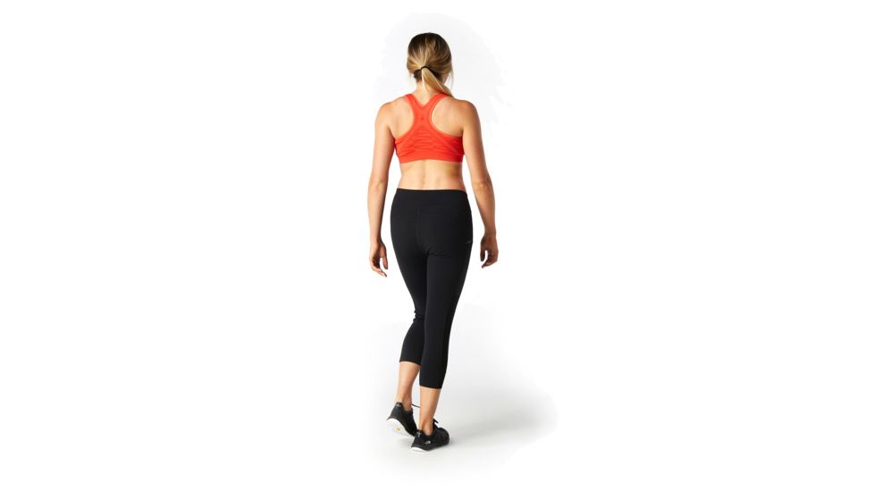 Smartwool Merino Seamless Racerback Bra - Womens, Habanero, Large, SW016155A15-L