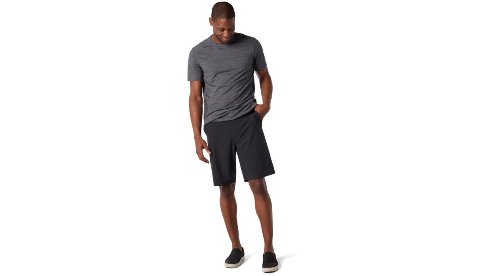 Smartwool Merino Sport 10in Short - Mens, Black, Extra Large, SW000377001-XL