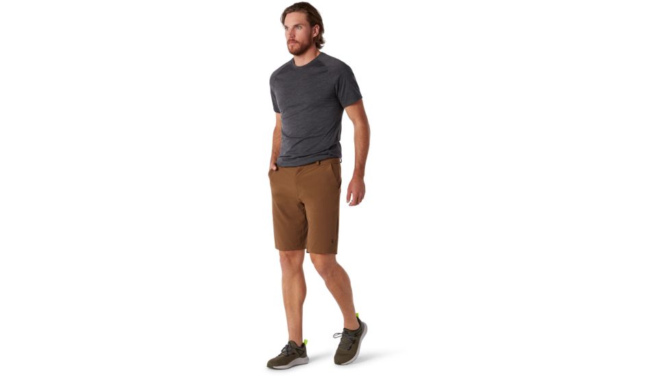 Smartwool Merino Sport 10in Short - Mens, Bourbon, Extra Large, SW000377B28-XL