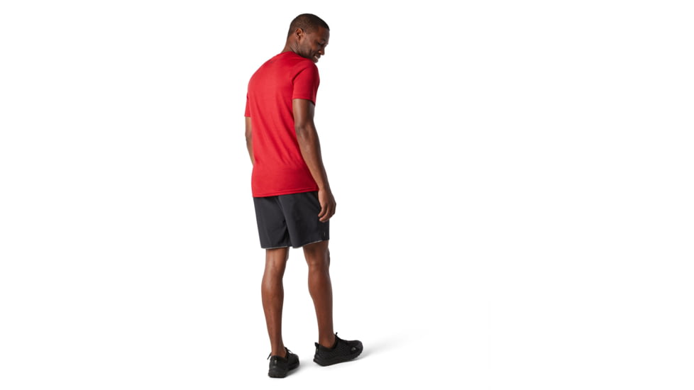Smartwool Merino Sport 150 Go Far Feel Good Tee - Mens, Chili Pepper Heather, Large, SW015156B95-L