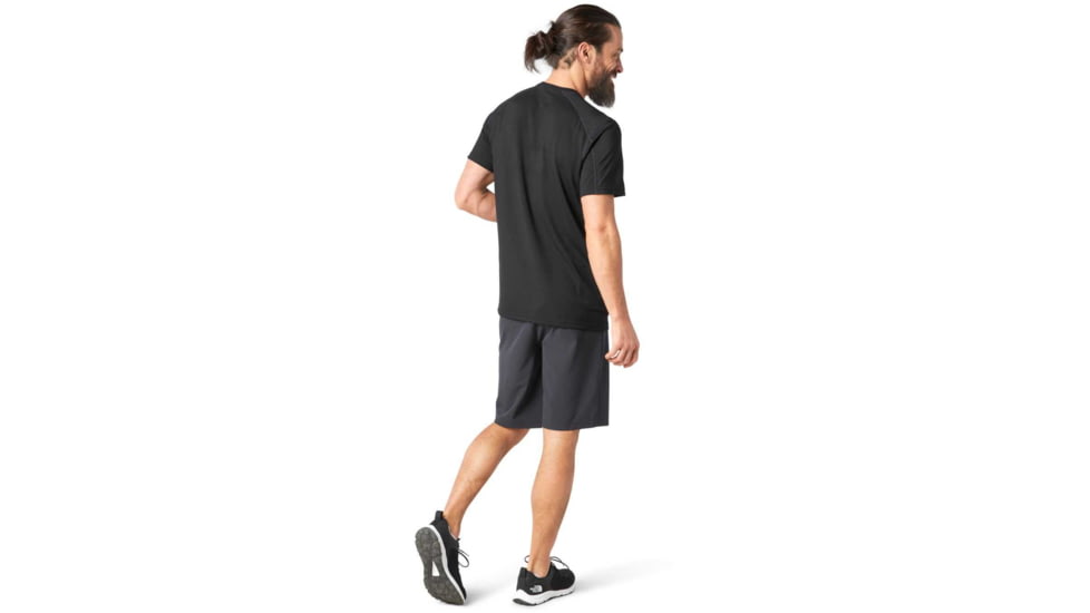Smartwool Merino Sport 150 Hidden Pocket T-Shirt - Mens, Black, Medium, SW000371001-BLACKM