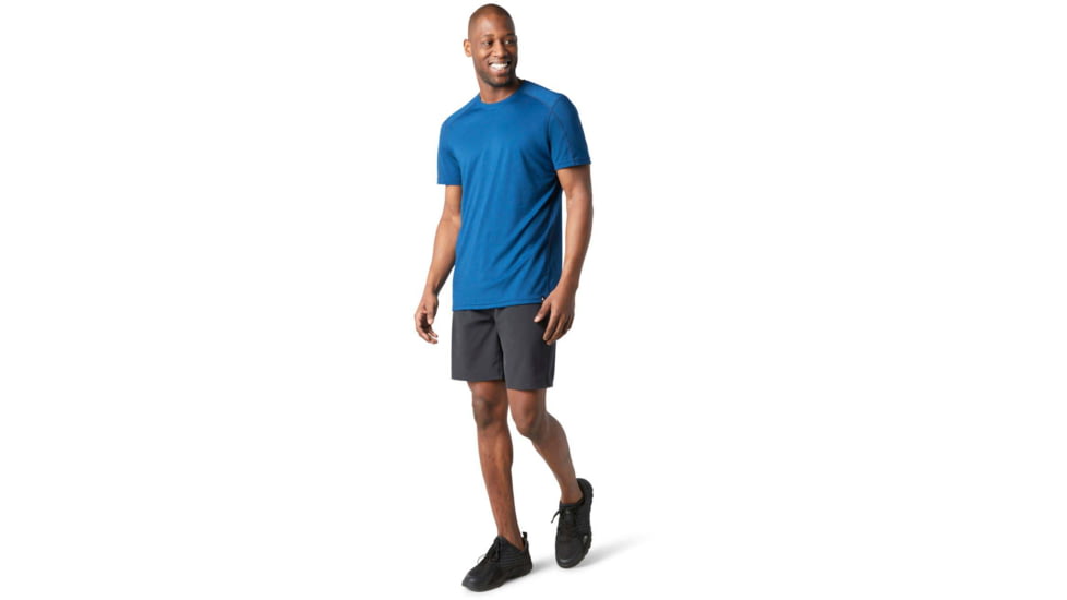 Smartwool Merino Sport 150 Hidden Pocket Tee - Mens, Alpine Blue, Small, SW000371B25S