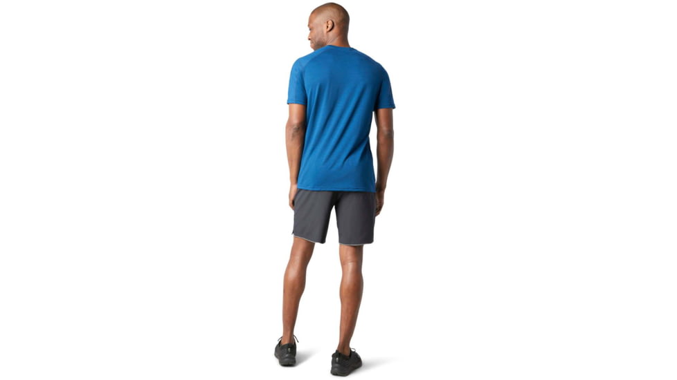 Smartwool Merino Sport 150 Hidden Pocket Tee - Mens, Alpine Blue, Small, SW000371B25S