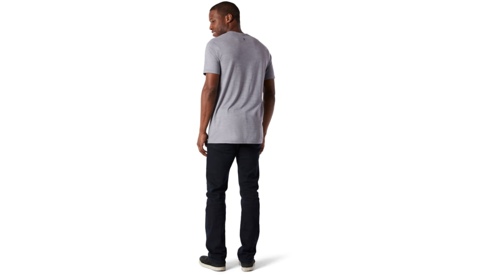 Smartwool Merino Sport 150 Motor Bear Tee - Mens, Light Gray Heather, Extra Large, SW000366545-XL