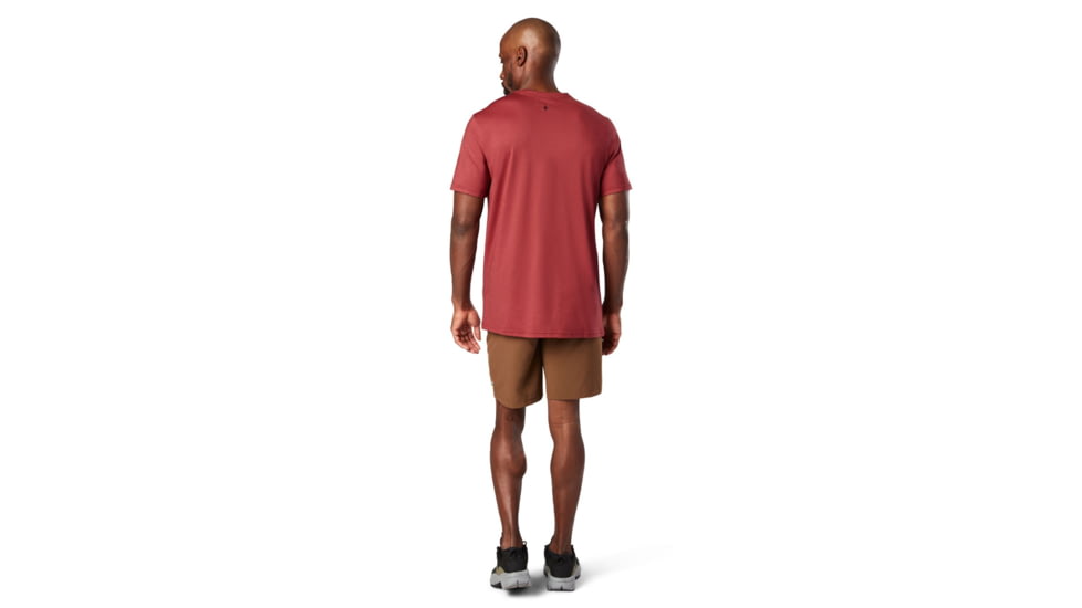 Smartwool Merino Sport 150 Rocky Range Graphic Tee - Mens, Masala, Large, SW000796D42L