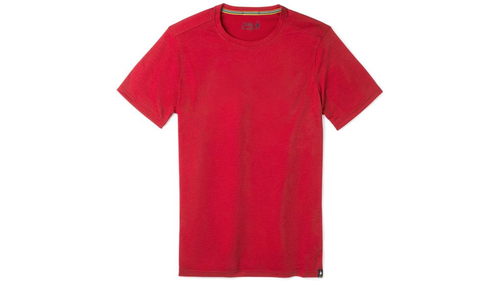 Smartwool Merino Sport 150 Tee - Mens, Chili Pepper Heather, 2XL, SW016136B95-XXL