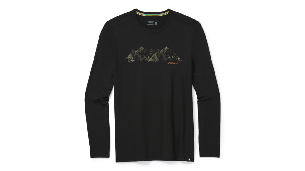 Smartwool Merino Sport 150 Upper Slopes Graphic Tee - Mens, Black, Small, SW016290001-S