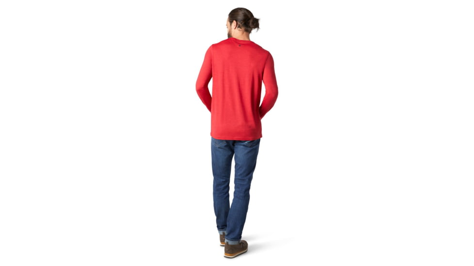 Smartwool Merino Sport 150 Upper Slopes Graphic Tee - Mens, Chili Pepper Heather, Large, SW016290B95-L