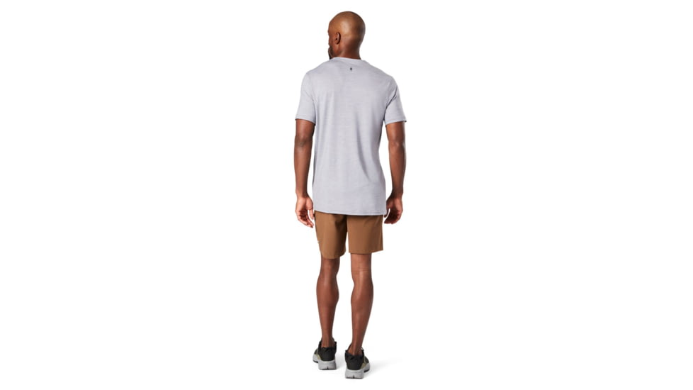 Smartwool Merino Sport 150 Van Days Graphic Tee - Mens, Light Gray Heather, Small, SW000795545S