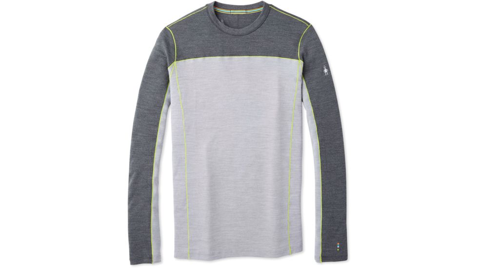 Smartwool Merino Sport 250 Long Sleeve Crew - Mens, Charcoal Heather, 2XL, SW019023010-XXL
