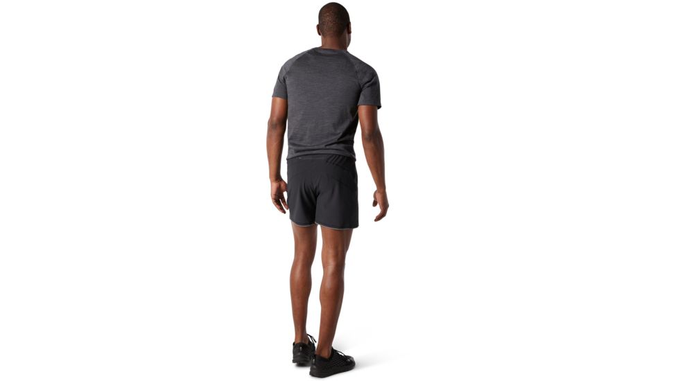 Smartwool Merino Sport Lined 5in Short - Mens, Black, Large, SW000374001-L