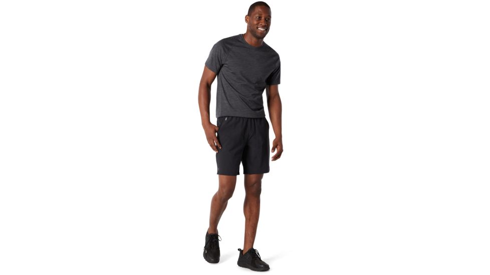Smartwool Merino Sport Lined 8in Short - Mens, Black, Small, SW016253001-S