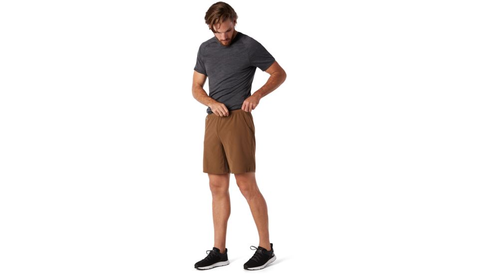 Smartwool Merino Sport Lined 8in Short - Mens, Bourbon, Extra Large, SW016253B28-XL