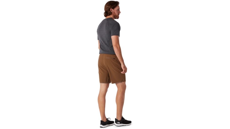 Smartwool Merino Sport Lined 8in Short - Mens, Bourbon, Extra Large, SW016253B28-XL