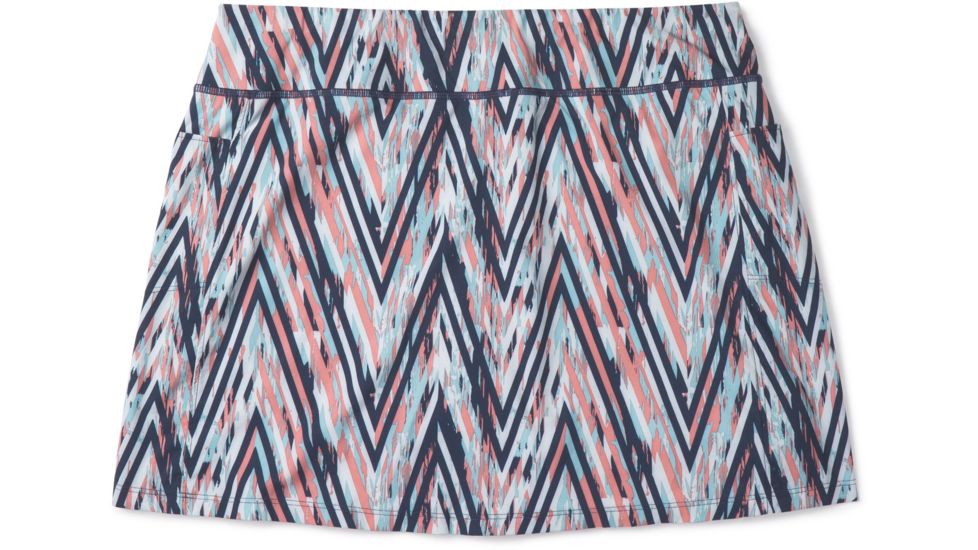 Smartwool Merino Sport Lined Skirt - Womens, Canyon Rose Zig Zag Print, Small, SW016217D79-S