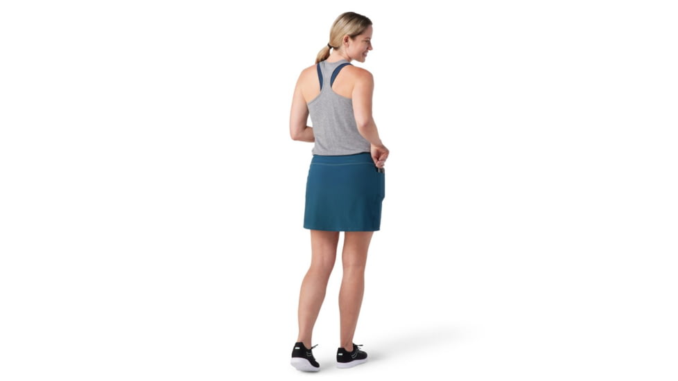 Smartwool Merino Sport Lined Skirt - Womens, Twilight Blue, Extra Small, SW016606G74XS